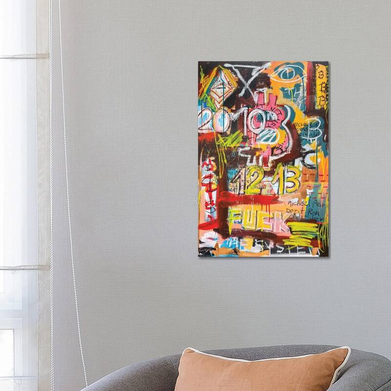 iCanvas "Satoshi Nakamoto Logged Off" by Diego Tirigall Canvas Print - 26x18x1.5