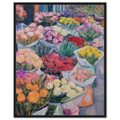 Market Blooms I Canvas by Art Remedy