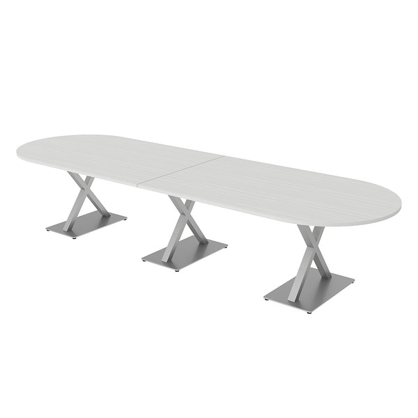 10 Person Modular Racetrack Conference Table With Electric And Data ...