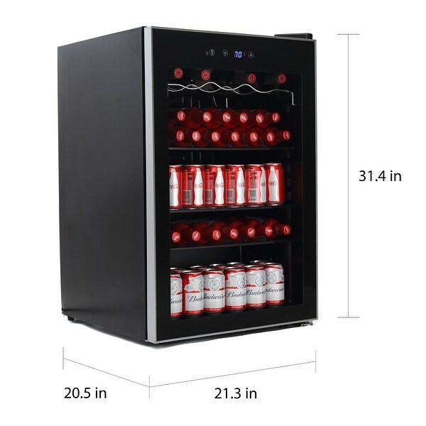 coca cola mini fridge glass door