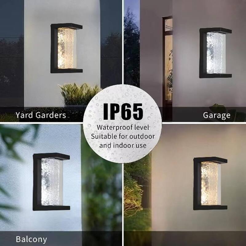 3-color modern porch light black fixtures light aluminum wall lights