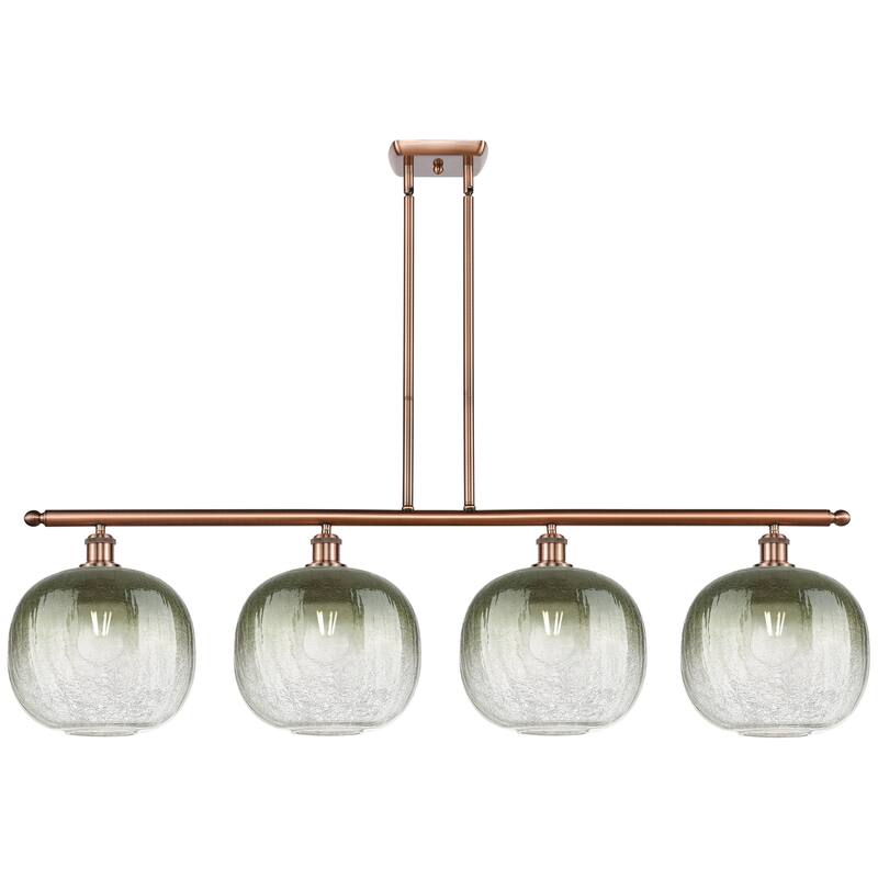 Innovations Lighting Endless Possibilities Ballston - Brookhaven Sphere - 4 Light 49" Stem Hung Island Light