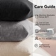 preview thumbnail 48 of 90, Deconovo Throw Pillow Covers, Corduroy Striped Decorative Covers, Set of 4
