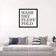 preview thumbnail 15 of 18, iCanvas "Wash-Dry-Fluff-Fold" by Jaxn Blvd.