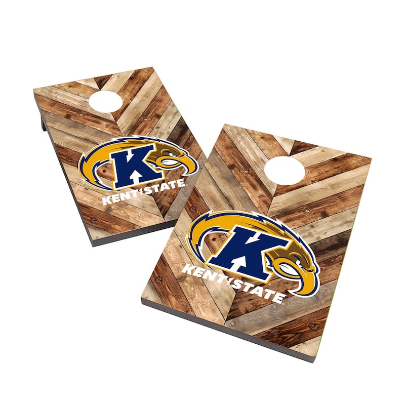 Kent State Golden Flashes 2x4 Cornhole Boards - Include LED Lights
