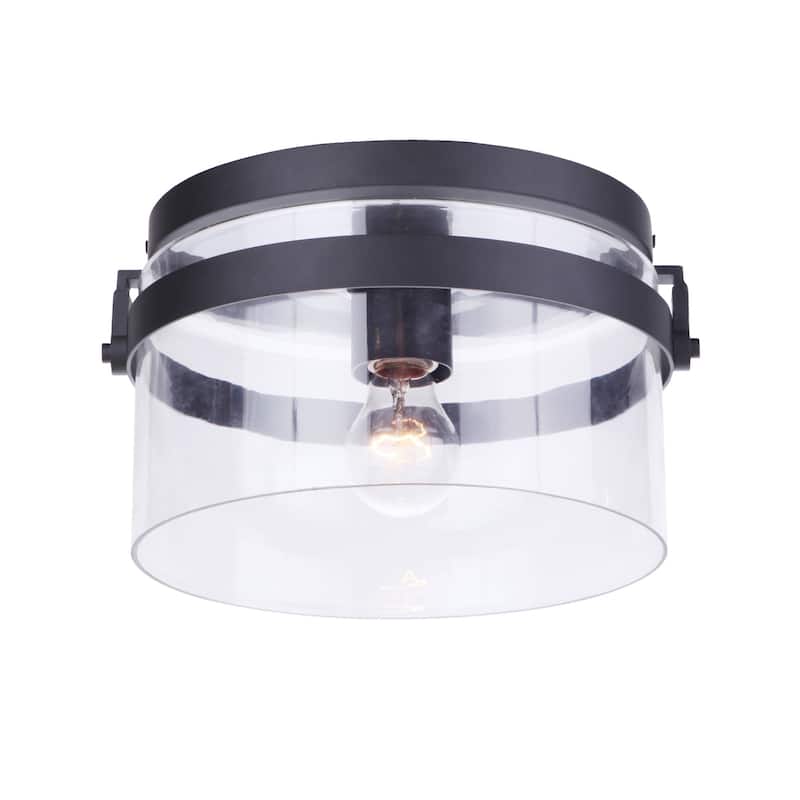 Craftmade Franklin 12" Wide Outdoor Flush Mount Drum Ceiling Fixture