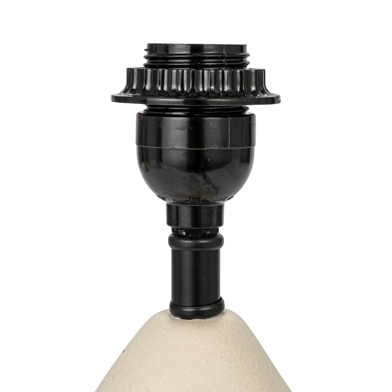 Ceramic Table Lamp with Volcano Finish - 8.3"L x 7.9"W x 16.5"H