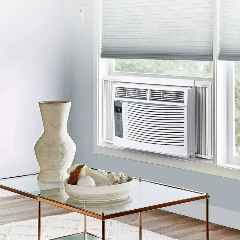 6,000 BTU Smart Window Air Conditioner - Cool up to 250 Sq. Ft. with Remote Control and WiFi