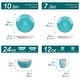 preview thumbnail 14 of 44, vancasso 32-Piece Exquisite Stoneware Dinnerware Set (Service for 8)