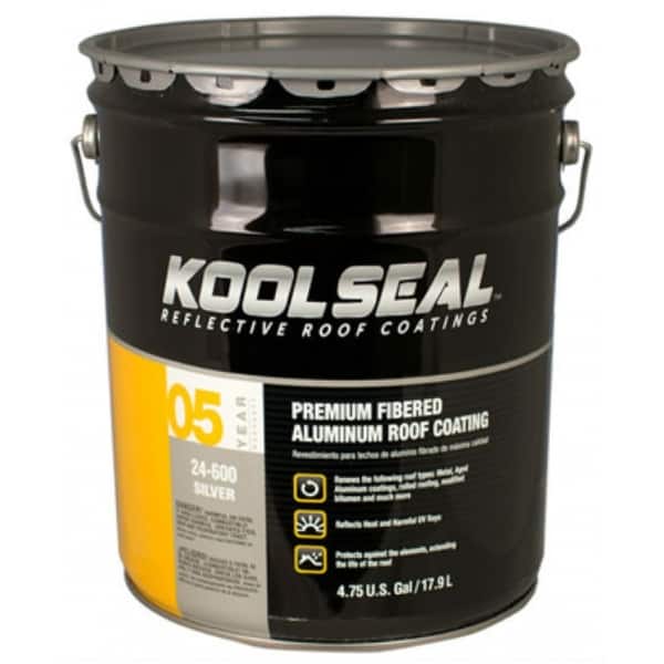 Shop Kool Seal Ks0024600 20 Premium Fibered Aluminum Roof Coating 5 Gallon On Sale Overstock 25404631