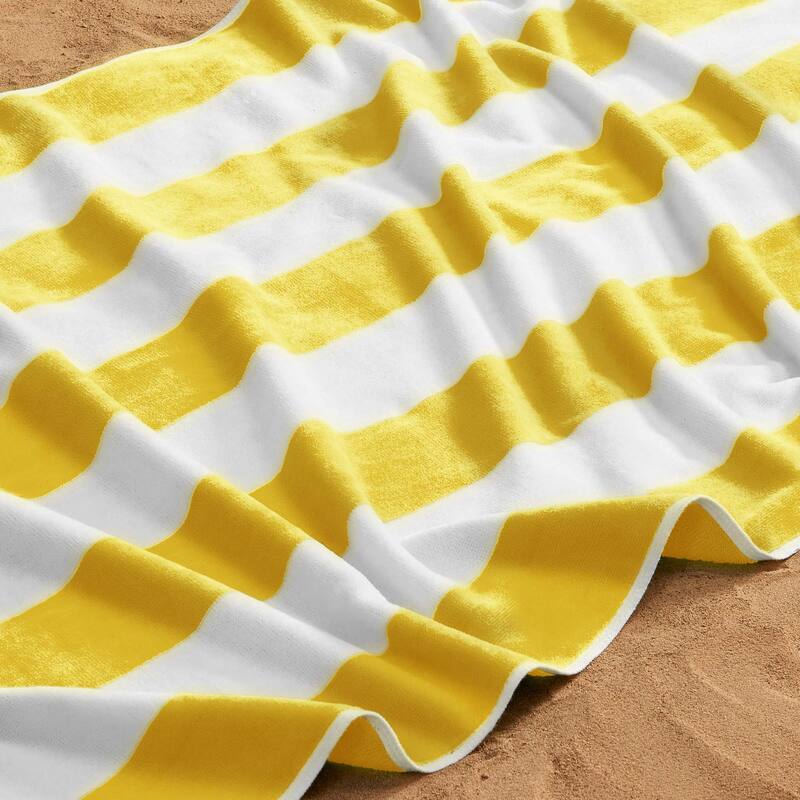 Linery & Co. Cotton Stripe Beach Towel, 4 Pack - 30" x 60"