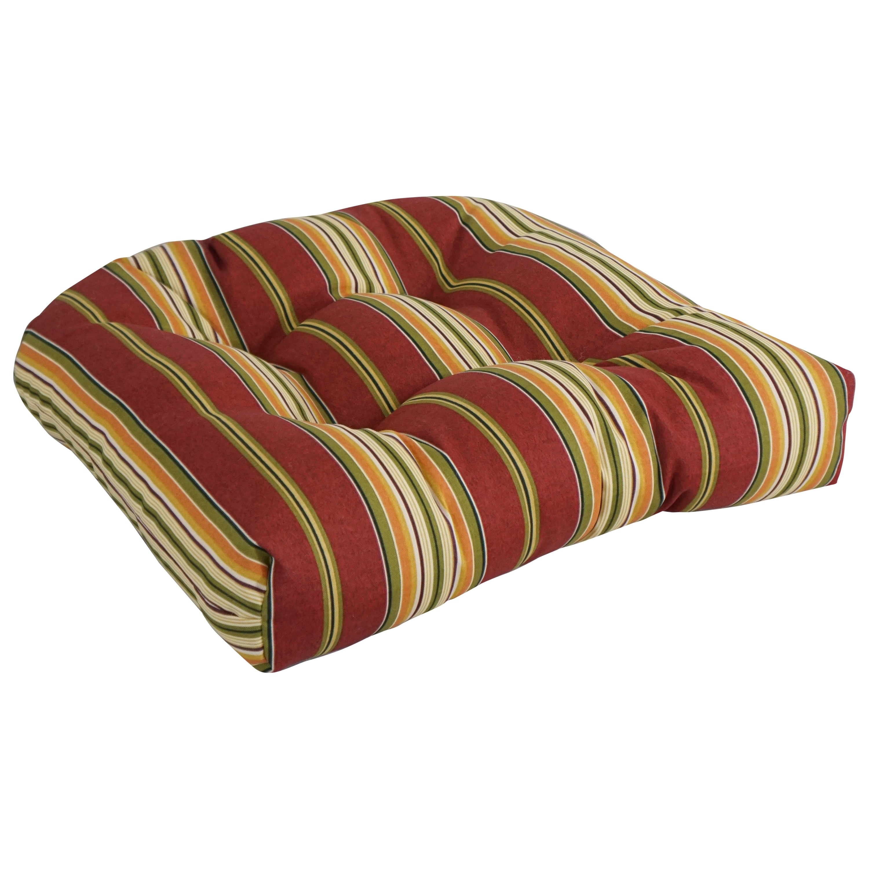 как выглядит 19-inch Rounded Back Indoor/Outdoor Chair Cushion - 19" x фото