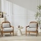 preview thumbnail 14 of 12, Christopher Knight Home - Anna Compact Rattan Accent Chairs with Mid-Century Charm (Set of 2) - 2 Piece
