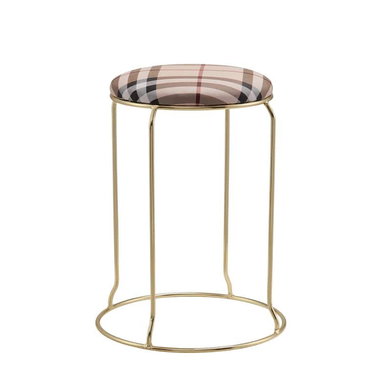 Carmilla Collection Vinyl Upholstered Stools (Set of 4)