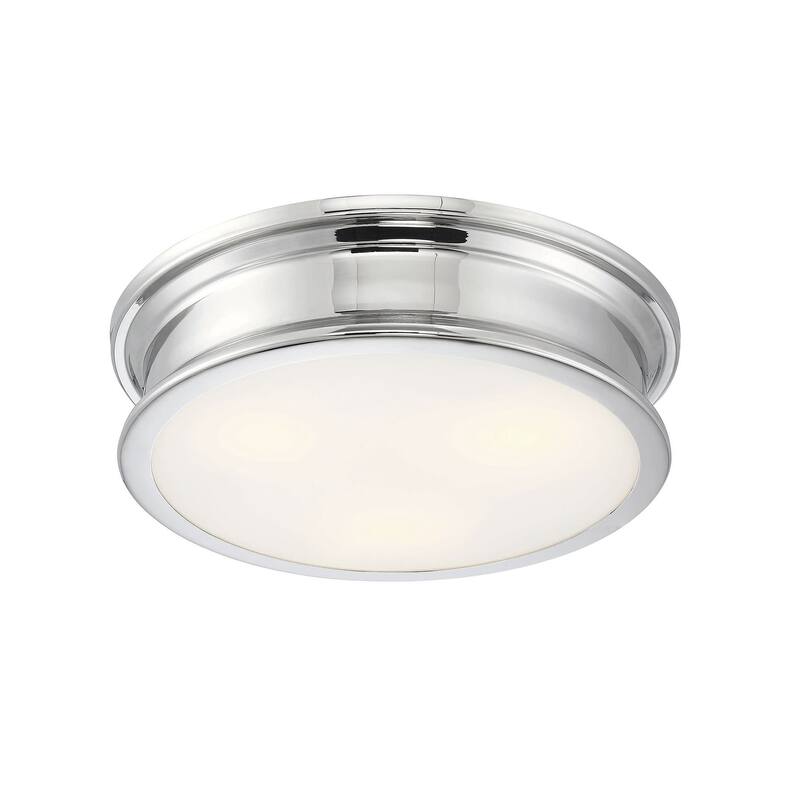 Savoy House Watkins 3 Light 16" Wide Flush Mount Drum Ceiling Fixture