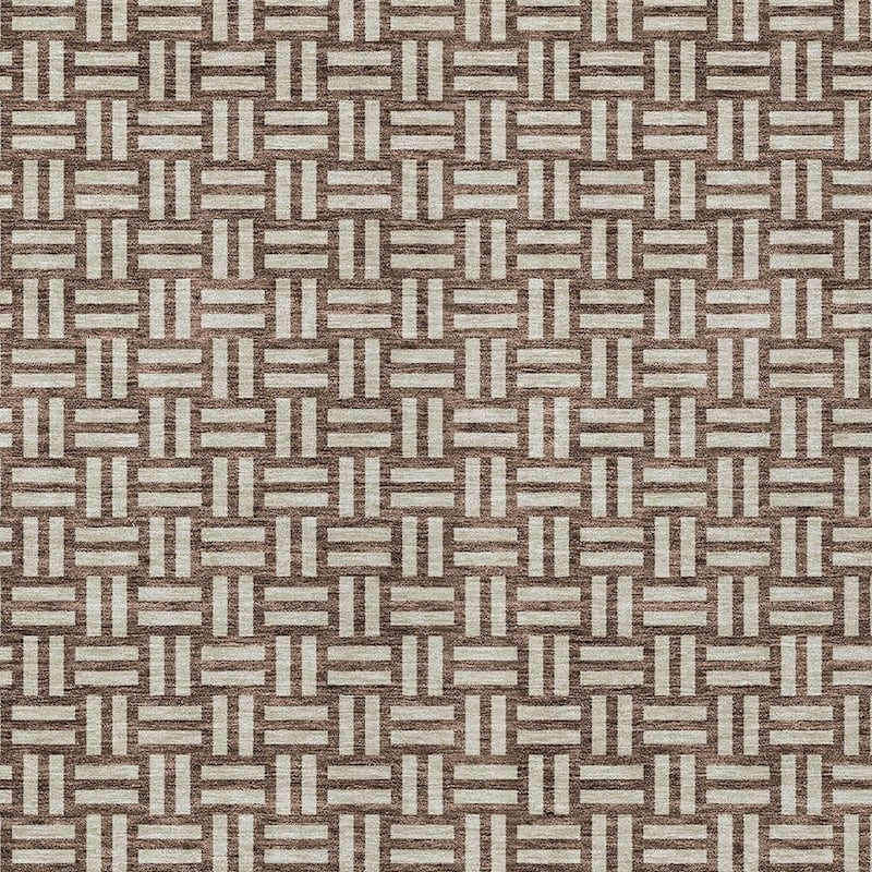 HomeRoots Geometric Transitional Rectangle Outdoor Rug