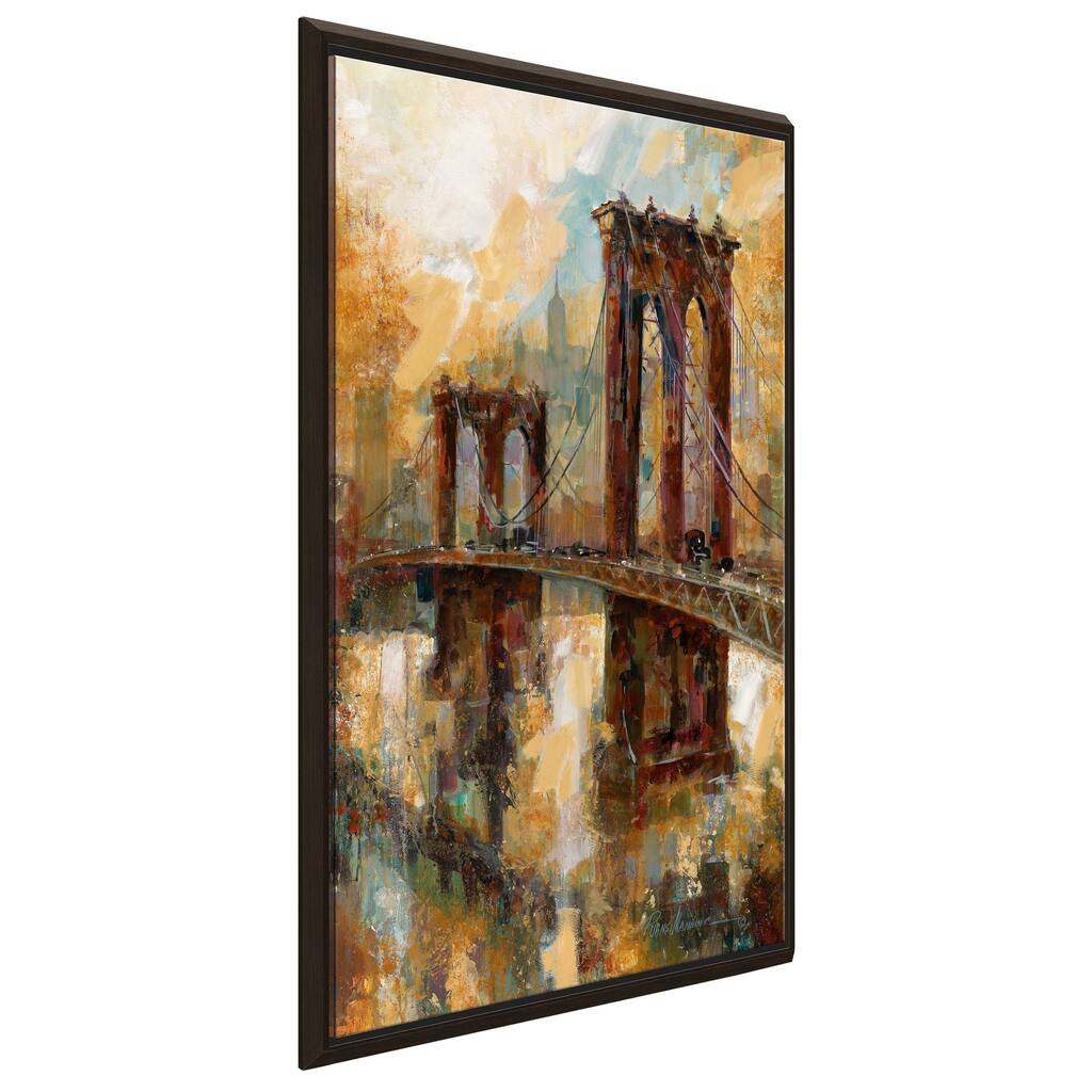 "Crossing Memories" by Ruane Manning Print on Floating Canvas