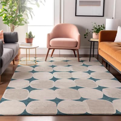 Premium Washable Super Soft Mid Century Modern Mayfield Rug