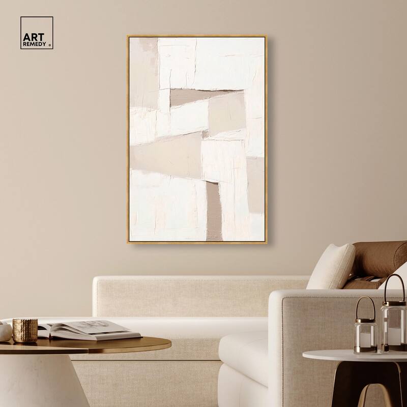 Plastered Planes I Canvas by Art Remedy