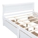 preview thumbnail 77 of 158, (Twin/Full/Queen)Curved Legs Design Platform Bed Frame with 4 Drawers