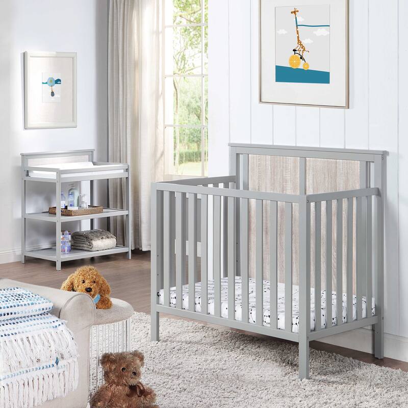 Suite Bebe Connelly Mini Crib With Mattress Pad