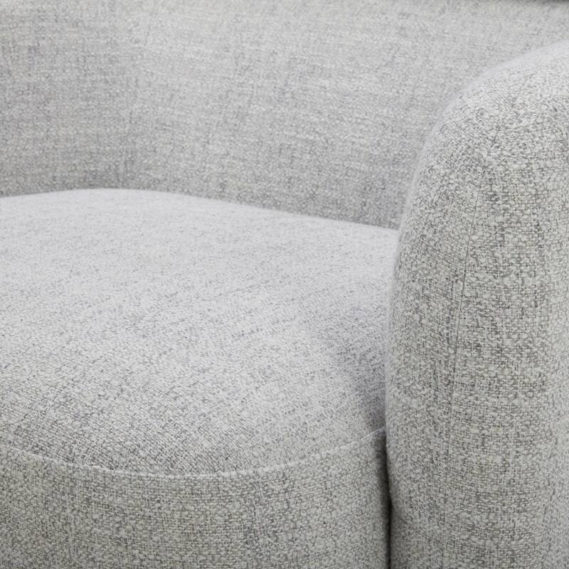 Spruce & Spring Ray Modern Swivel Accent Barrel Chairs