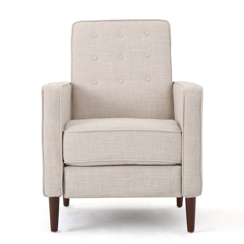 Home Theater Single Fabric Recliner, Living Room Chair Adjustable Sofa Chair with Thick Cushion Tufted Upholstered Accent Chair