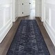 preview thumbnail 2 of 5, LOOM & LUXE Black/Gray 2'6''x10' Runner Area Rugs - 120" D x 30" W x 0.14" H