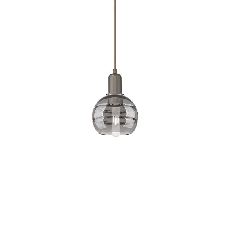 Innovations Lighting 716-1P-9-6 Rochester Pendant Rochester 6" Wide - Oil Rubbed Bronze / Light Smoke