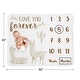 preview thumbnail 4 of 4, Boho Llama Boy Girl Baby Monthly Milestone Blanket - Neutral Beige Taupe Bohemian Southwest Aztec Watercolor Mountain Farmhouse