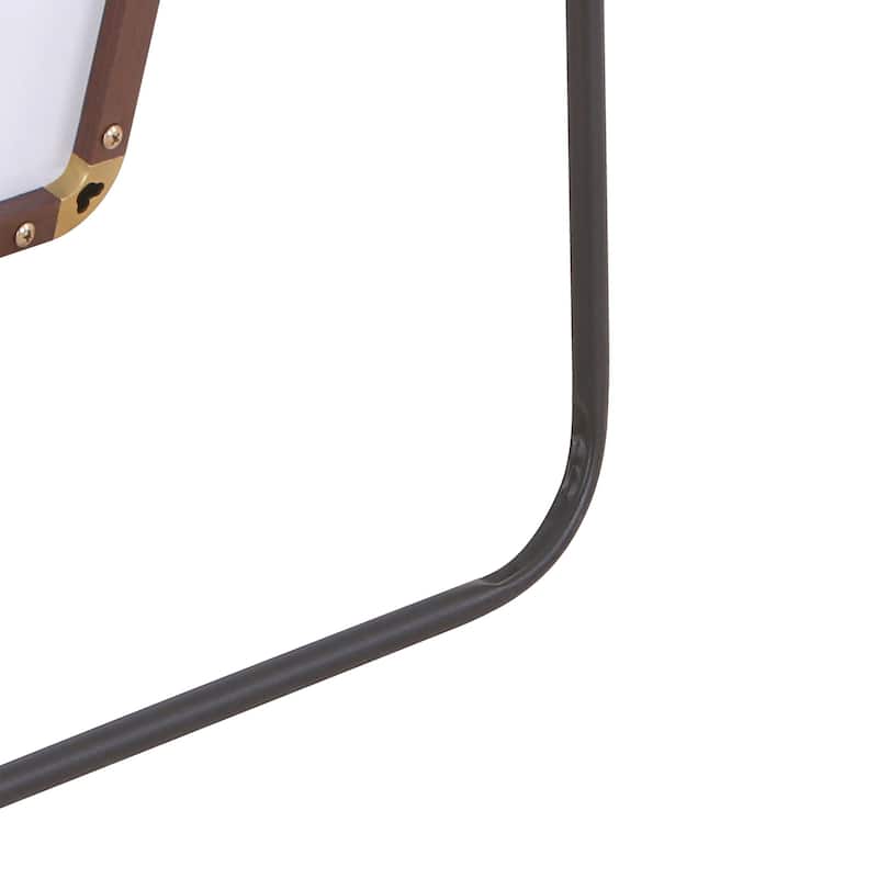 Roomfitters Floor Standing Full-Length Mirror with Walnut Frame, 60"x16.5" Wall Mounted Dressing Mirror for Bedroom