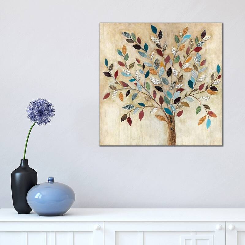 iCanvas "Whimsical Wood" by Tava Studios Canvas Print - 18x18x1.5