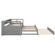 preview thumbnail 16 of 18, Merax Twin XL Wood Daybed with 2 Trundles, 3 Storage Cubbies, 1 Light for Free and USB Charging Design