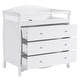 preview thumbnail 6 of 14, Solid Wood Changing Table with Three Drawers - N/A
