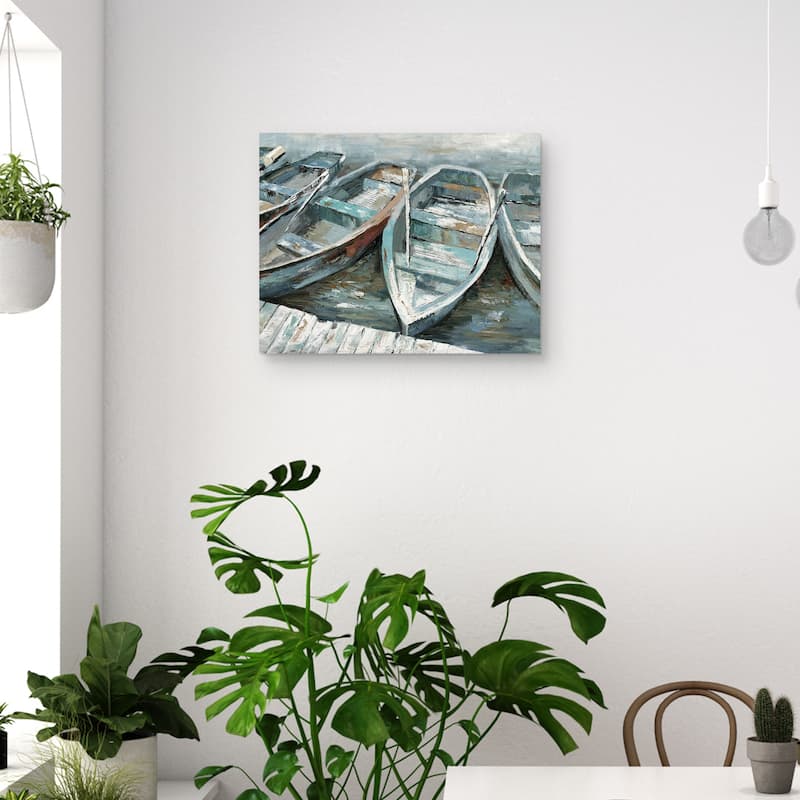 Rowing II Soft by Sandy Doonan Canvas Art Print