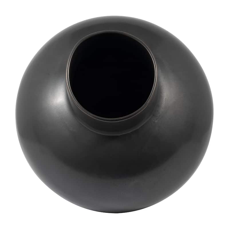 Sagebrook Home Neutral Round Modern Ceramic Bubble Vase