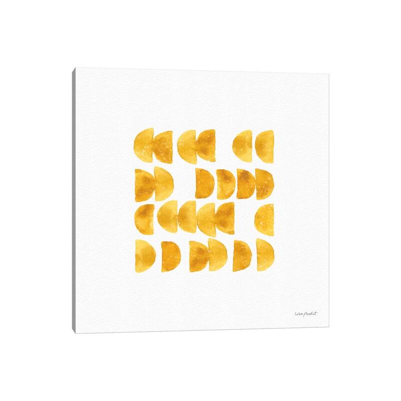 iCanvas "Happy Yellow XIIA" by Lisa Audit Canvas Print
