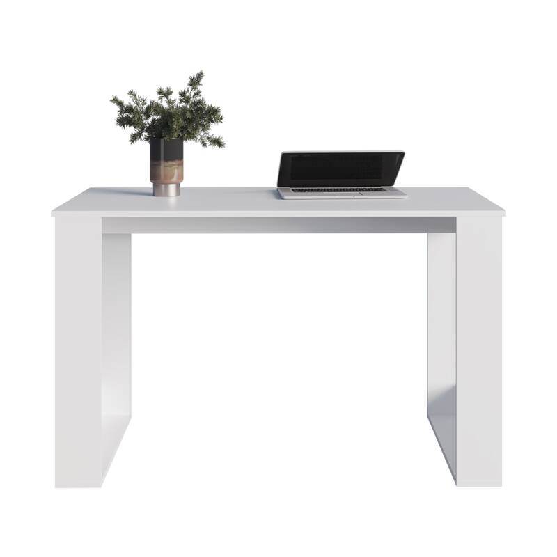 GDFStudio - Amelia Elegant Writing Desk with Ample Workstation and Sturdy Legs