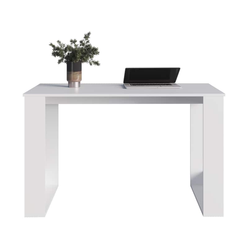 Writing Desk with Ample Workstation and Sturdy Legs
