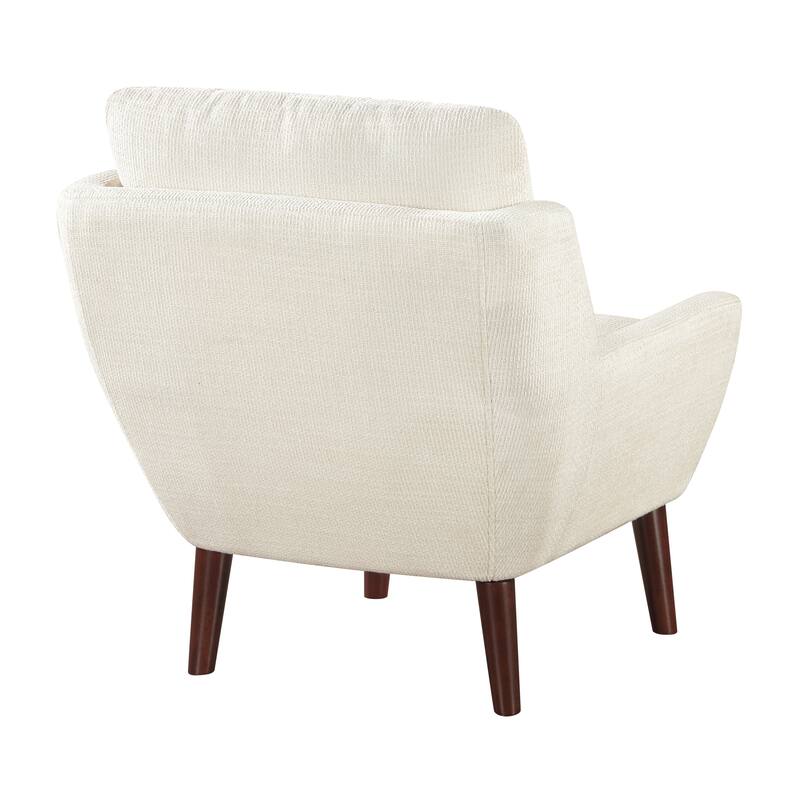 Canyon 26.5" Chenille Accent Chair - Espresso Finish Solid Wood Legs