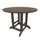 preview thumbnail 49 of 49, Weatherly 5-piece Outdoor Dining Set - 48" Round Table, Counter-height