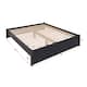 Option Black Platform Bed Only