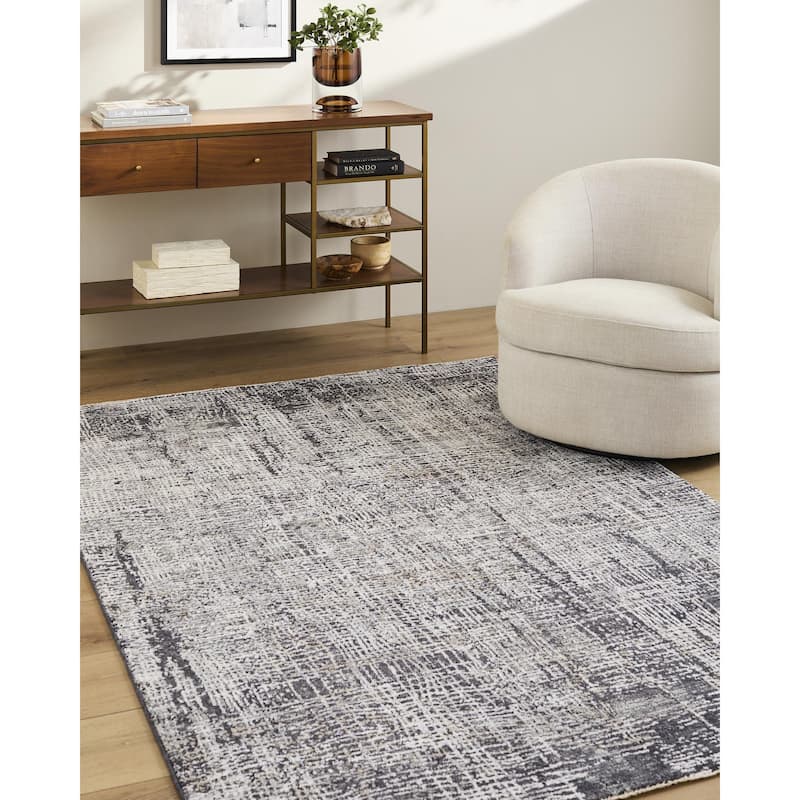 Livabliss Gakko Rustic Area Rug - Black - 5' x 7'5"