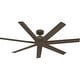 preview thumbnail 17 of 59, Hunter 60" Downtown Windmill Outdoor Ceiling Fan w/ Wall Control, Damp-Rated - Indoor-Outdoor, Industrial, Modern - ENERGY STAR!