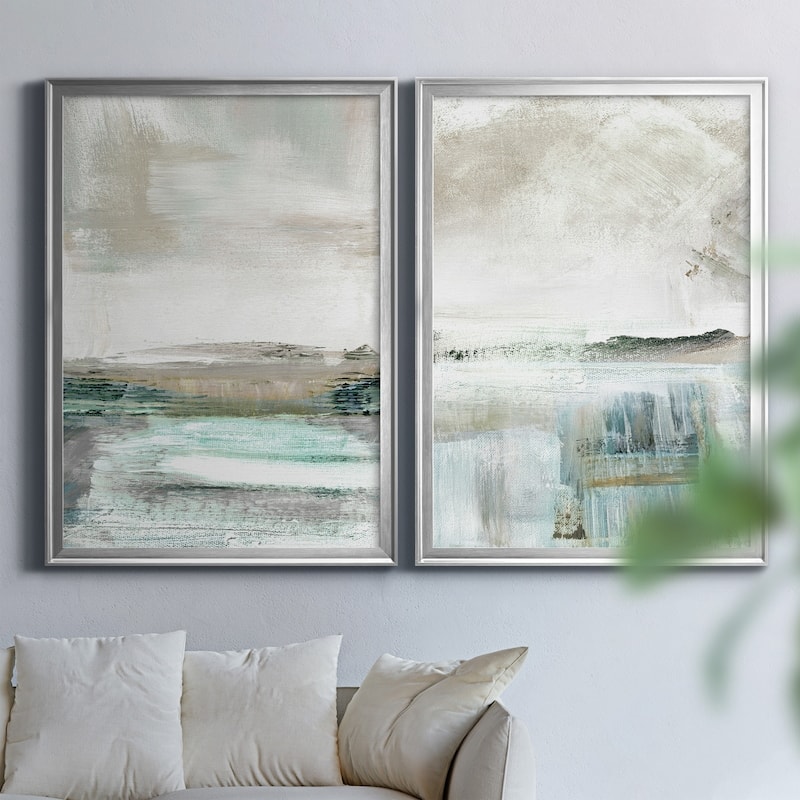Summer Teal I Premium Framed Print - Ready to Hang - Multi-Color