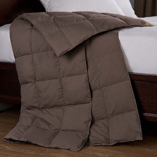 Goose down throw discount blanket