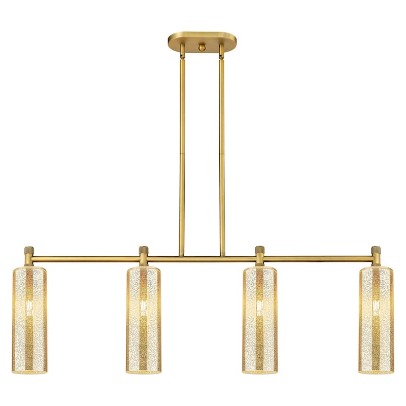 Innovations Lighting 434-4I-G434-12ME Crown Point 4 Light 44" Wide - Brushed Brass