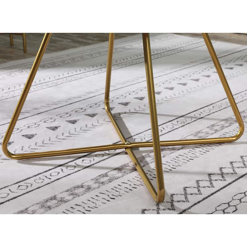 Green 28" Polyester Accent Chair