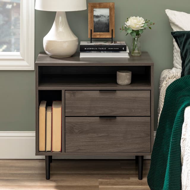 Middlebrook 25-inch Modern 2-drawer Storage Nightstand