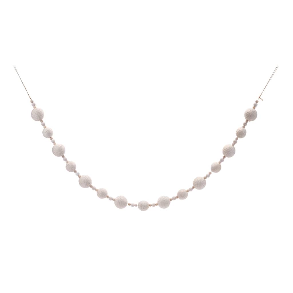 Fabric Ball String Garland (Set of 2)